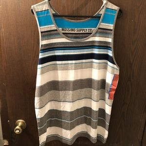 NWT Mossimo Supply Co Men’s striped tank.